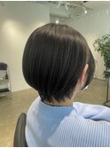 大人かわいい丸みショート