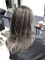 シエラ 心斎橋(CIERA.)&nbsp;バレイヤージュセミロングミディアムヘアショートウルフカット