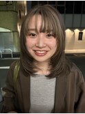 レイヤーカット×デザインカラー
