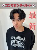 10代~50代 男性オススメ センターパート パーマ