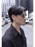 大人のメンズヘア 爽やかショート 刈り上げなし 銀座 有楽町