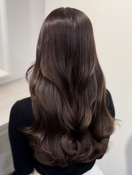 イオエ(ioe) 前髪/アンブレラカラー/こなれミディ/髪質改善/イメチェン