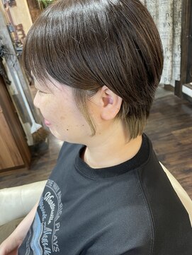 ヘアー クリエイト カルバリ(HAIR CREATE Calbari) アッシュグラデーションショート