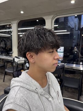 ニコ トウキョウ ロジック(nico TOKYO Logic) 刈り上げマッシュシャドウパーマ