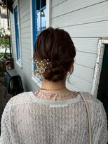 アズグロウヘアー(AS GROW HAIR)&nbsp;ゆる華シニヨンアレンジ