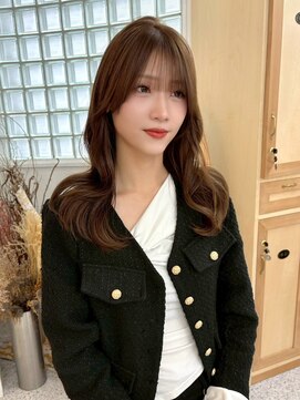 ロマーリ(LOMARLIE) 学生OL主婦ミセス/セミロングブリーチなしダブルカラーベージュ