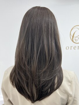 オリンテ バイ レシッド 表参道(orente by rcid) レイヤースタイル　アッシュベージュ