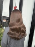 ブリーチなしモカグレージュ