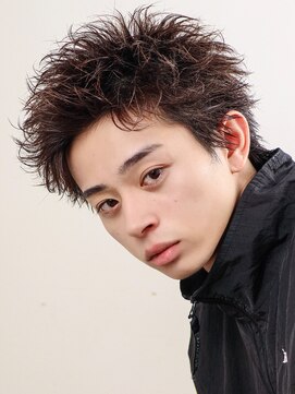 オーシャントーキョー 原宿(OCEAN TOKYO) アップバングツイストスパイラルパーマツーブロック