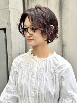 ニュアンスパーマショートパーマボブパーママッシュショート