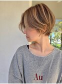 【U Hair】ブロンドハイライト/30代/40代