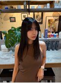 ハイライト/ダークアッシュ似合わせカットミディアムレイヤーe56