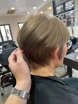 ヴィスト バイ レボ(VIST by REVO)&nbsp;着物ヘア/大人ガーリー/ダークアッシュ/似合わせカット/新松戸