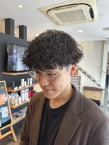 男を磨くメンズサロン オム グランド(HOMME GRAND)&nbsp;【藤田翔吾】ルーズスパイラルパーマ