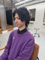 タミーズ 金山(Tummy's)&nbsp;ツイストスパイラルパーマ×メンズミディアム