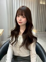 ボタン コロン 表参道 原宿(VOTAN COLON) 韓国レイヤー/原宿韓国ヘア/原宿/顔まわりカット/ロングレイヤー