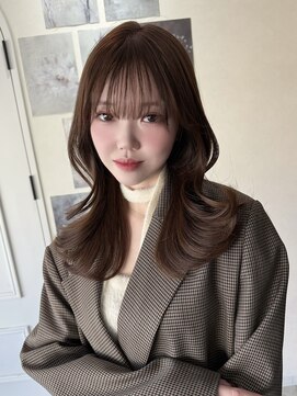 エトワ 中央店(etoi) 大分ハッシュカット胸上鎖骨下ミディアムレイヤースタイルかるめ