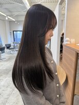 ソア(soa.)&nbsp;艶グレージュ×ロングレイヤー大人世代30代40代