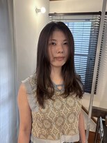 イコル(ikoru) ロングレイヤーハッシュカットレイヤーカット透明感カラー