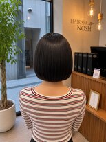 ヘアースパ ノッシュ 博多千代店(Hair Spa Nosh)&nbsp;切りっぱなしボブ