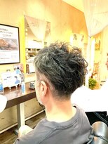 スギモト(Sugimoto)&nbsp;メンズ　2ブロック　ショートスタイル！パーマ風仕上げ