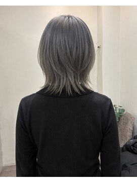 ロッカヘアエジェ(ROCCA hair eje.) ホワイトグレージュレイヤー