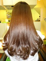 エムスリーディーミュゼステージ(M3D)&nbsp;ピコカラー（キャラメルアッシュ）カール仕上げ