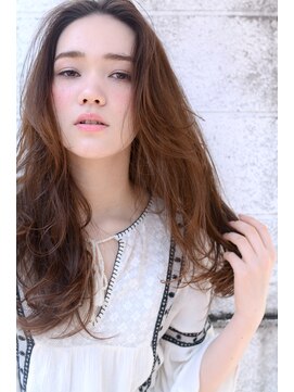 ミラバイグリーン(Mira by green) nuance long×シアーブラウン#1