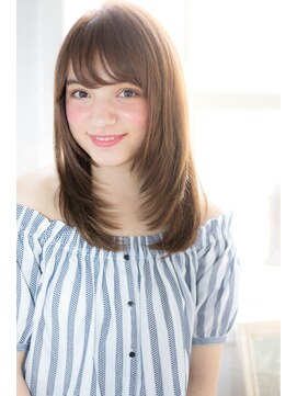 ノラ ヘアーサロン(NORA HAIR SALON) NORA【ERI】小顔似合わせカット艶アッシュナチュラルストレート