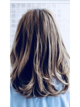 エイトタマプラ たまプラーザ店(EIGHT tamapla) 【EIGHTたまプラ】デザインカラー_切りっぱなしボブ