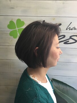 ブレス ヘアアンドスパ 湘南台(bless hair spa) 辺見えみり風 エミリーボブ  スタイリング時間6分