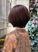似合わせカット/アースカラー/デザインカラー/ショートボブ