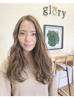 ヘアサロン グローリー(glory)&nbsp;highlightたっぷりのサーフガール風