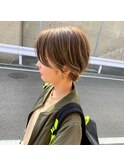 センターパートショート