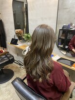 スラン(sran hair and spa) ハイライトグレイアッシュ