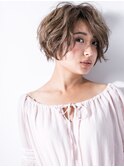 オリーブアッシュxウルフパーマひし形ショートv越谷10代20代30代