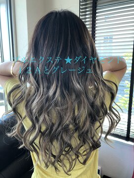 レヴェリー(REVERIE) #プルエクステ#グラデーション#グレージュ