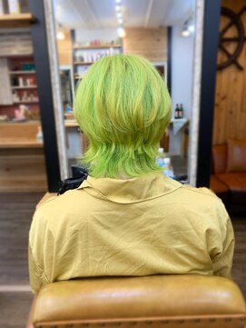 トルチェ(toRtue) ウルフマッシュ ライムグリーン ライトグリーン