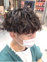 エリマ 調布(elima)&nbsp;メンズマッシュショートスタイル/波巻きスパイラル