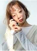 エアリーボブ_くびれヘアビタミンカラーメルティカラー_38819
