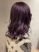 ゲーム 吉祥寺店(GAME)&nbsp;ダブルカラーラベンダーカラー前髪カットブリーチトリートメント