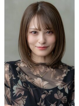 ドットハリス(.Hallis) 大人可愛い前髪/ミディアム/ボブ/20代30代/原宿/表参道