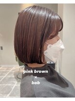 リープテイスト(Leap Taste) pink brown× bob