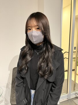 カフ(CAF) CAF FUKO/ロングヘア/グレージュ/透明感カラー/大阪/心斎橋