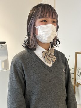 コト 福井大和田店(coto) 福井　大和田　フェイスフレーミング　ホワイトインナーカラー
