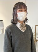 福井 大和田 フェイスフレーミング ホワイトインナーカラー