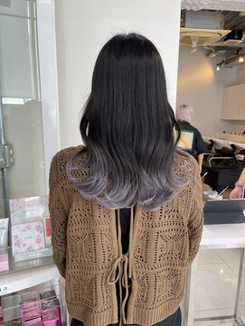 アライブ ハラジュク(ALIVE harajuku) ブルーシルバーグラデーションryota