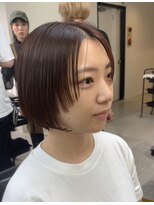ニコフクオカヘアーメイク(NIKO Fukuoka Hair Make)&nbsp;【NIKO】福岡天神大名ぱつっと顔まわりレイヤーボブ大人可愛い