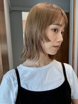 ビュートリアム 南青山(BEAUTRIUM)&nbsp;レイヤーボブ 顔周り 外ハネボブ　イルミナカラー　表参道30代