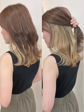 似合わせ/白髪ぼかし/インナーカラーに特化した髪質改善サロン 元住吉 武蔵小杉 うるちゅる髪に髪質改善される髪質改善×似合わせカラー/元住吉